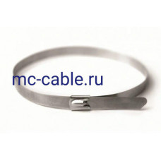 Хомут из нержавеющей стали Хомут из нержавеющей стали AISI 304 8х400 (30 шт) (27414)