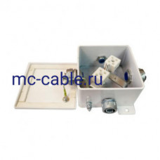 Коробка монтажная огнестойкая КМ-О (2к)-IP66-120х120, два ввода