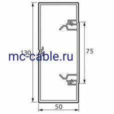Короб Кабель-канал 130x50 мм METRA (638082)