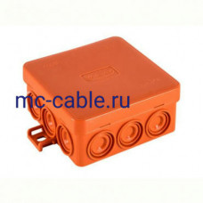 Коробка монтажная, огнестойкая, без галогена Коробка JBL085 85х85х38, 12 вых., 4P (0.15...2.5мм²) (43155HF)