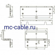 Крепление L+Z кронштейн для EMC 1200 ALH