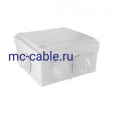 Коробка ответвительная Коробка ответвительная с кабельными вводами IP55, 100х100х50 (53801)