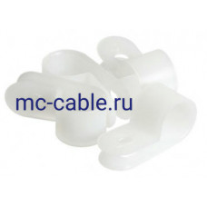 Клипса для кабеля NMC-CHR05-WT-100 (100шт)