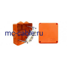 Коробка монтажная, огнестойкая, без галогена Коробка JBS100 100х100х55, 6 вых., 3P (1,5…10мм²) (43307HF)