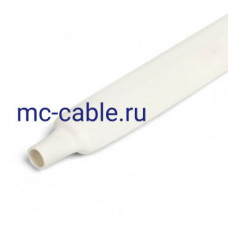 Трубка термоусадочная ТУТ (HF)-12/6 бел (КВТ)