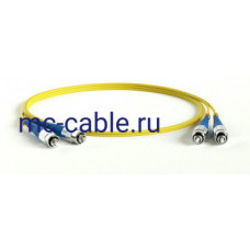 Патч-корд волоконно-оптический FC-FC FC-D2-9-FC/UR-FC/UR-H-2M-LSZH-YL
