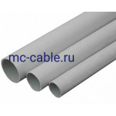 Труба жесткая Труба ПВХ жесткая легкая D25, серая (30025)