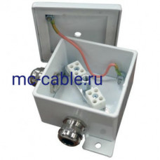 Коробка монтажная огнестойкая КМ-О (4к*10,0)-IP66, три ввода