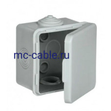 Коробка распаячная для открытой проводки Коробка КМ 65х65х50 GENERICA (UKO31-065-065-050-K03-54)