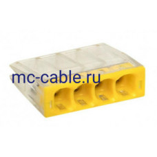 Строительно-монтажная клемма с пастой СМК 2273-244 4-проводная PROxima (plc-smk-2273-244)