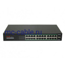 Коммутатор 24-портовый Gigabit Ethernet с PoE CO-SWP24GFv2