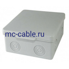 Распаячная коробка Коробка ОП 100х100х55мм, крышка, IP54, 8вх., без гермовводов (SQ1401-0813)