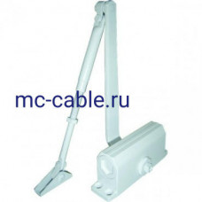 Доводчик для дверей весом до 120 кг. E-605 (белый)