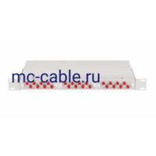 Кросс оптический 19" NMF-RP24FCUS2-WS-ES-1U-GY