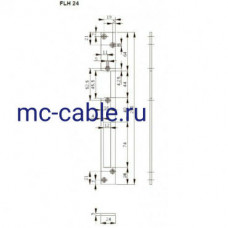 Запорная планка длинная FLH24