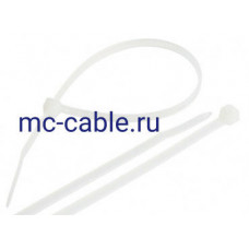 Стяжка нейлоновая неоткрывающаяся NMC-CTN200-25-SL-WT-100 (100шт)