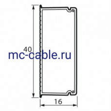 Короб Мини-канал 40x16 мм METRA (638194)