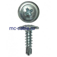 Саморез с пресс-шайбой Саморез с пресс-шайбой 4.2x19 со сверлом (CM274019) (200 шт)